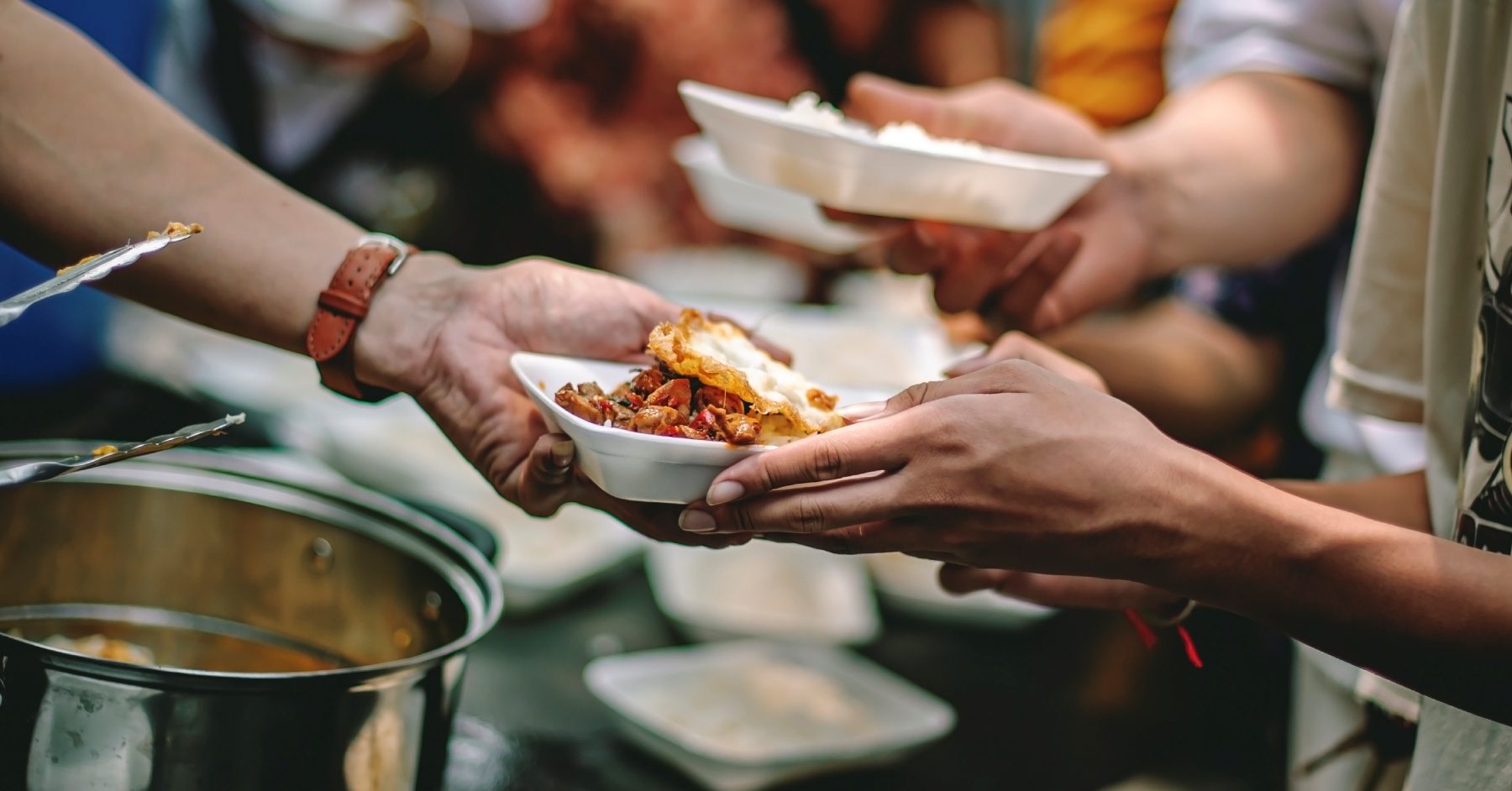 volunteer food humanitarian aid